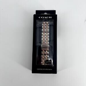 Coach Smart Watch Band Compatible with Apple Watch 38/40/41MM One Size